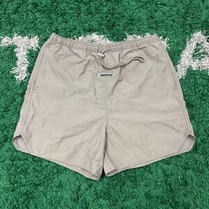 Fear Of God Essentials Running Shorts Brown Tan Size Small B B11